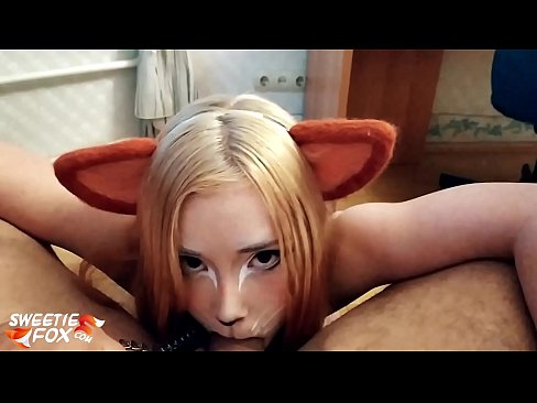 ❤️ Kitsune هن جي وات ۾ ڊڪ ۽ ڪم نگل ️❤